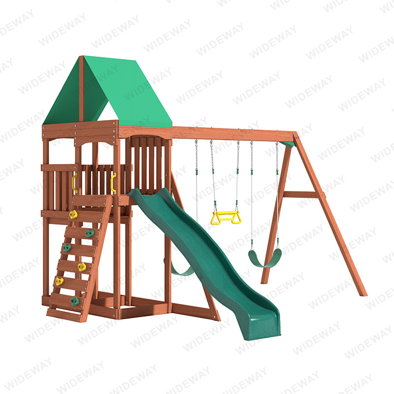 Деревянные игровые наборы и качели